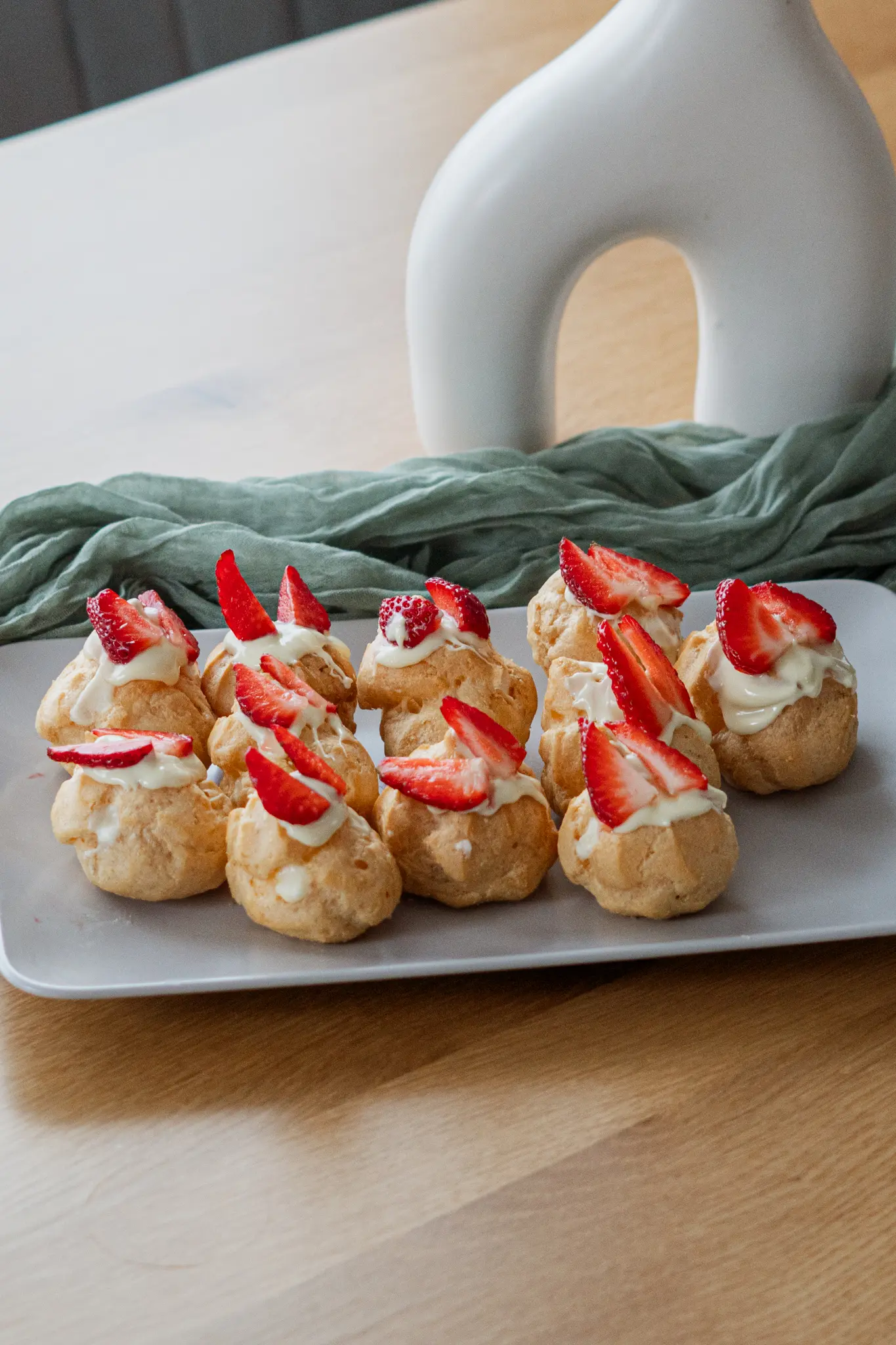 Epres nyuszifül - Tornyos profiterolból